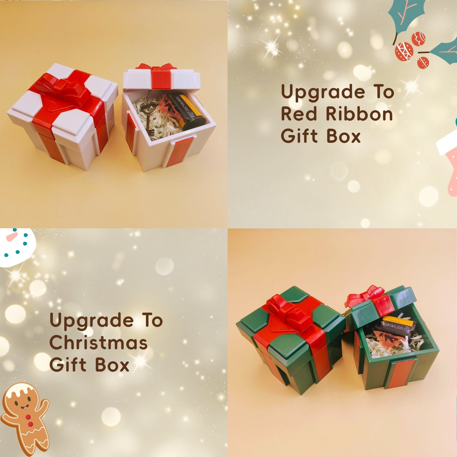 Personalised Christmas Presents for Boyfriend,Unique Personalised Photo Keyring Gift,Memory Camera Picture,Custom Keyring Gifts for Women Dad Friend Mom - uniqicon