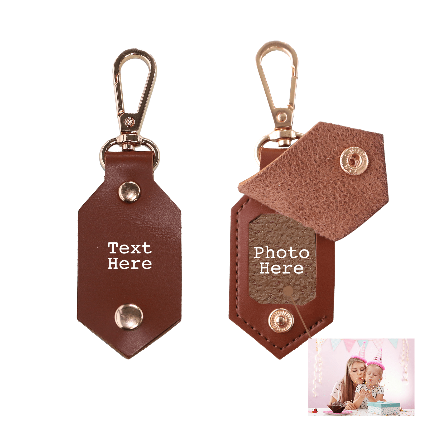 Personalised Picture Key Chains,Custom Keychain With Picture, Llaveros(Rose red) Personalizados Customized Keychain Gifts For Women Boyfriend Husband Mens - uniqicon