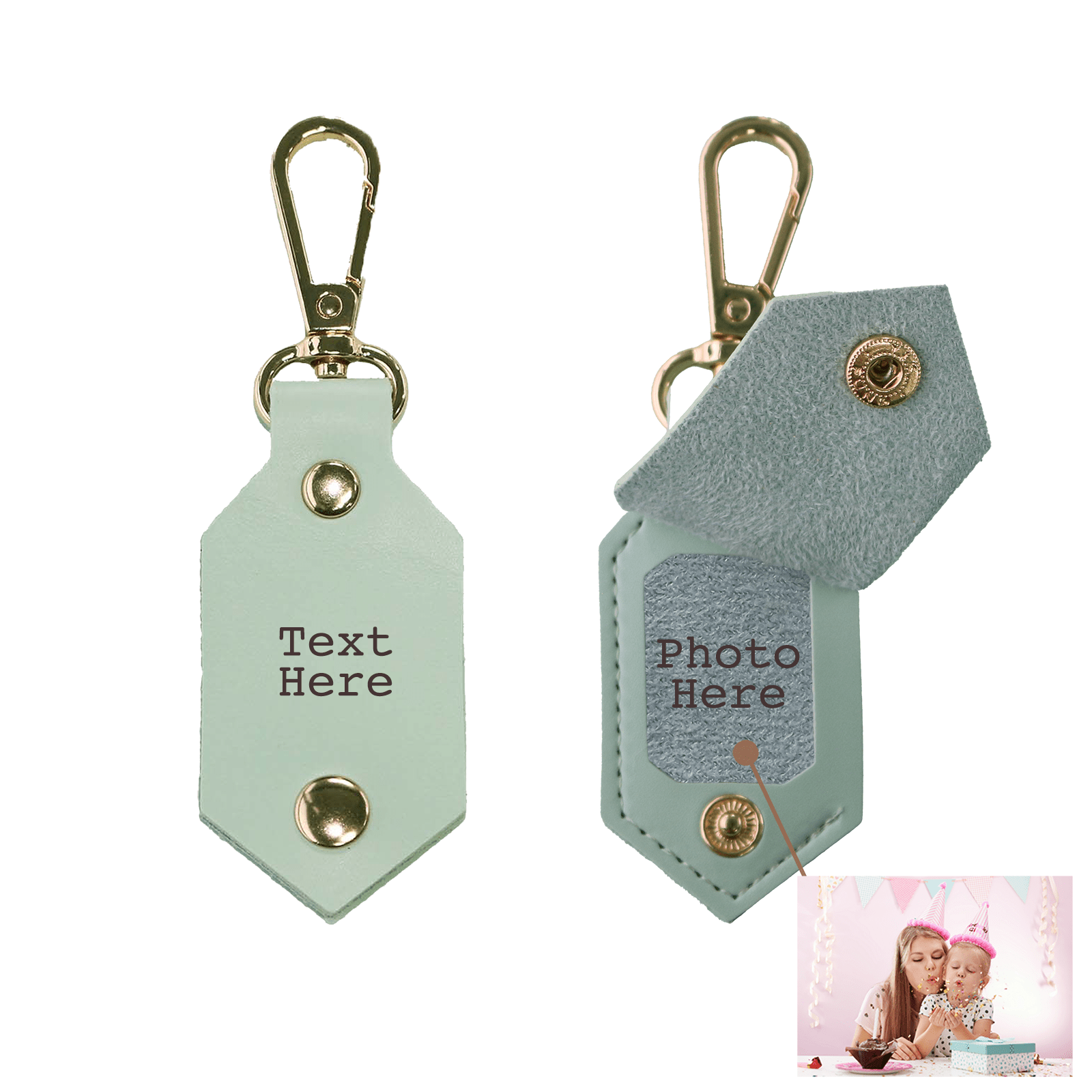 Personalised Picture Key Chains,Custom Keychain With Picture, Llaveros(Rose red) Personalizados Customized Keychain Gifts For Women Boyfriend Husband Mens - uniqicon