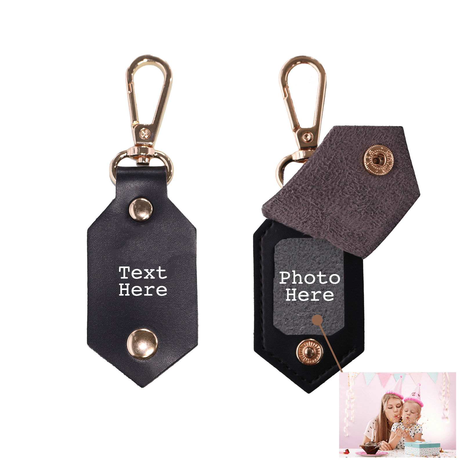 Personalised Picture Key Chains,Custom Keychain With Picture, Llaveros(Rose red) Personalizados Customized Keychain Gifts For Women Boyfriend Husband Mens - uniqicon