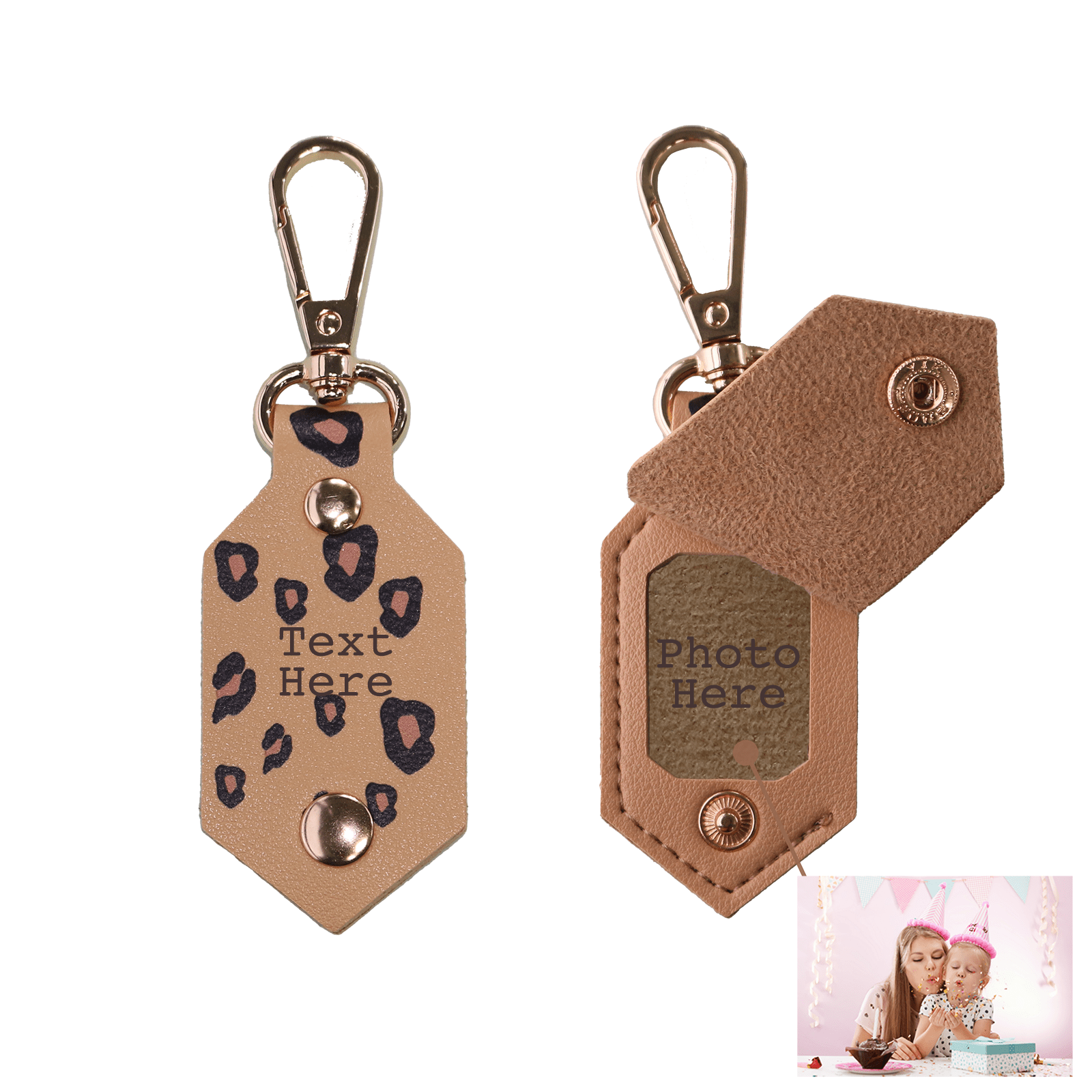 Personalised Picture Key Chains,Custom Keychain With Picture, Llaveros(Rose red) Personalizados Customized Keychain Gifts For Women Boyfriend Husband Mens - uniqicon