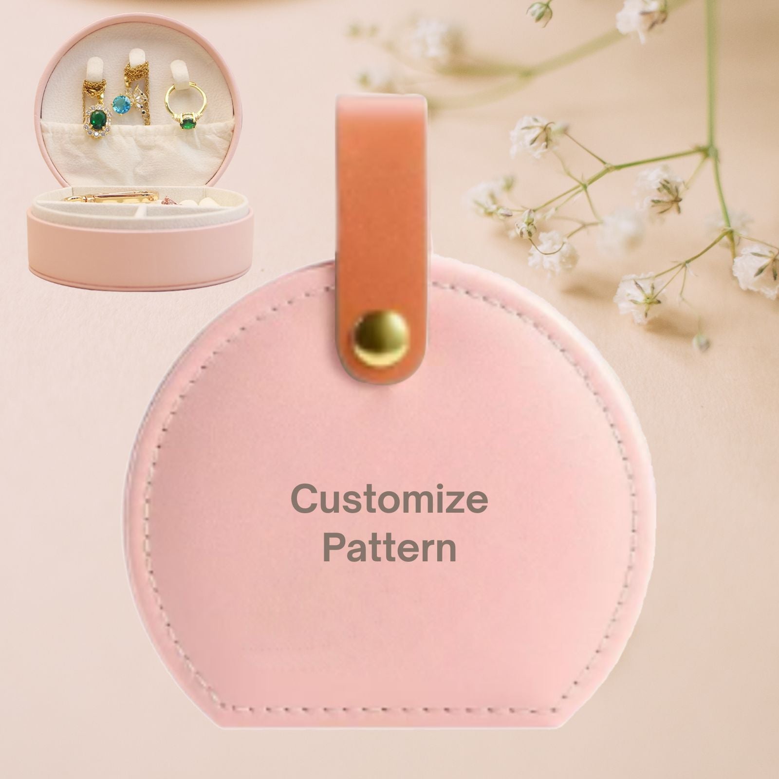 Personalised Small Jewellery Box,Holiday Travel Essentials Presents Organiser Gift,Travel Small Organiser Gift,Holiday Essentials Presents - uniqicon