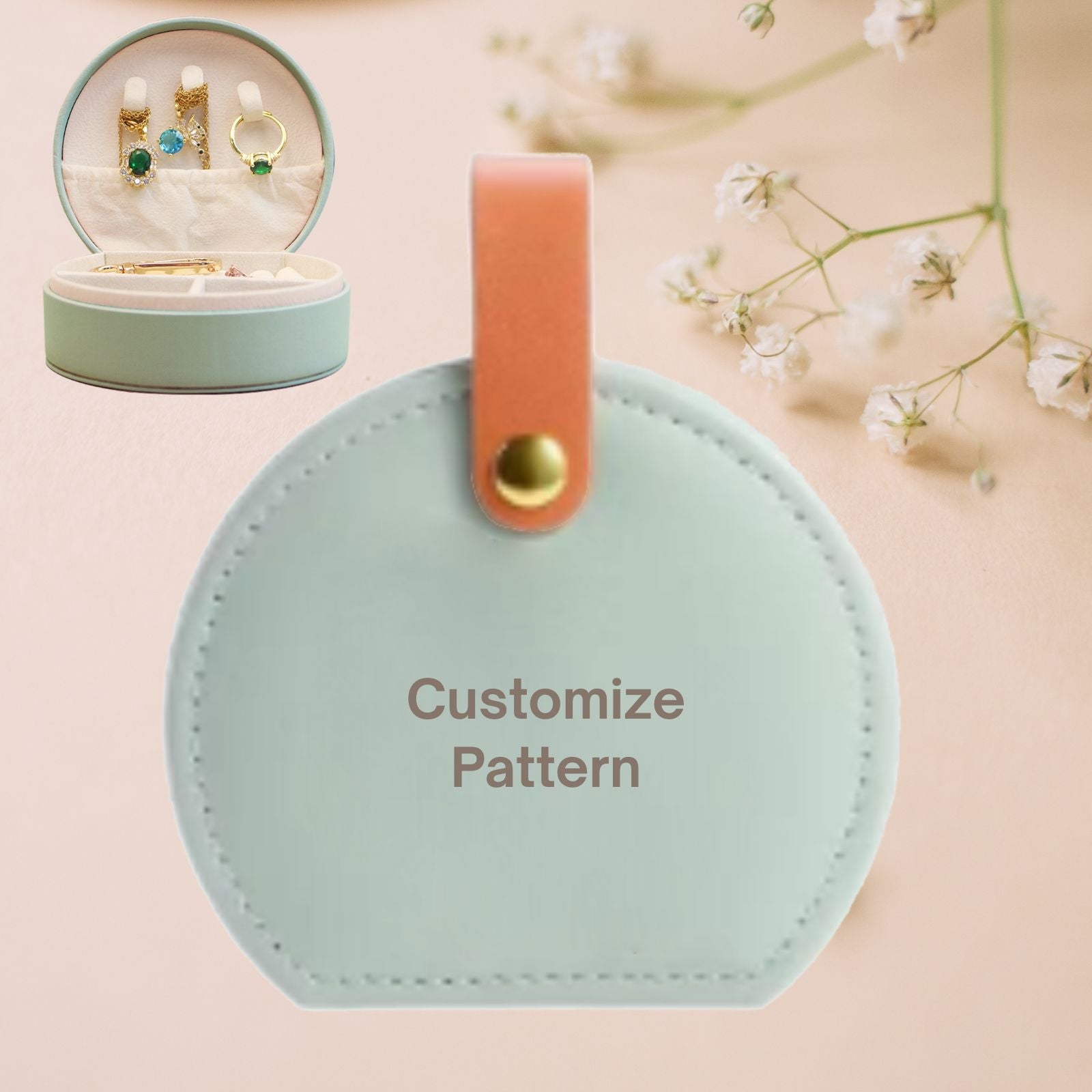 Personalised Small Jewellery Box,Holiday Travel Essentials Presents Organiser Gift,Travel Small Organiser Gift,Holiday Essentials Presents - uniqicon