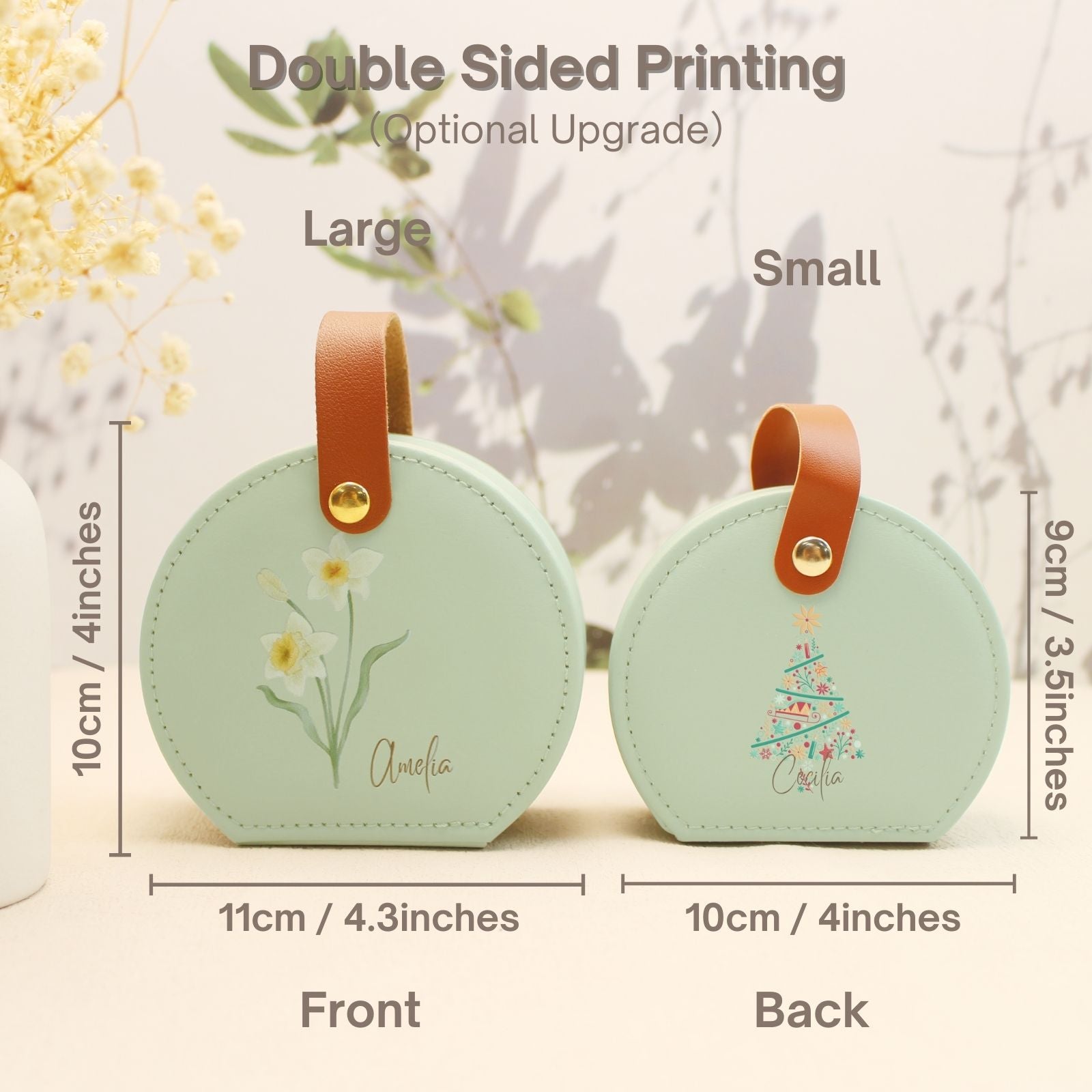 Personalised Small Jewellery Box,Holiday Travel Essentials Presents Organiser Gift,Travel Small Organiser Gift,Holiday Essentials Presents - uniqicon