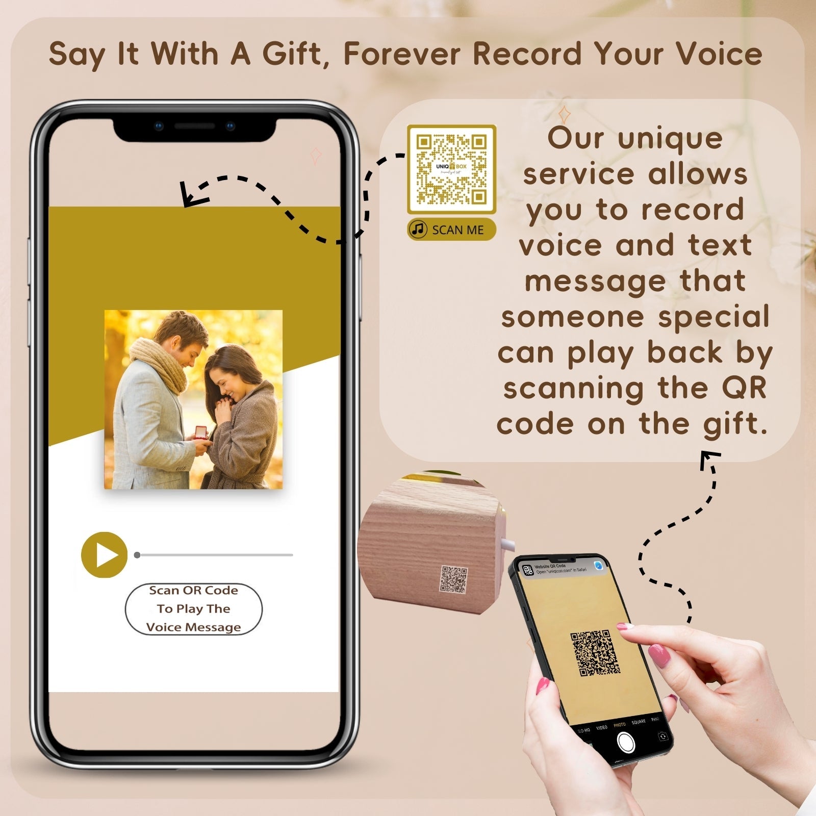 Personalised Spotify Friend Plaque — Best Friend Birthday with Voice Message - uniqicon
