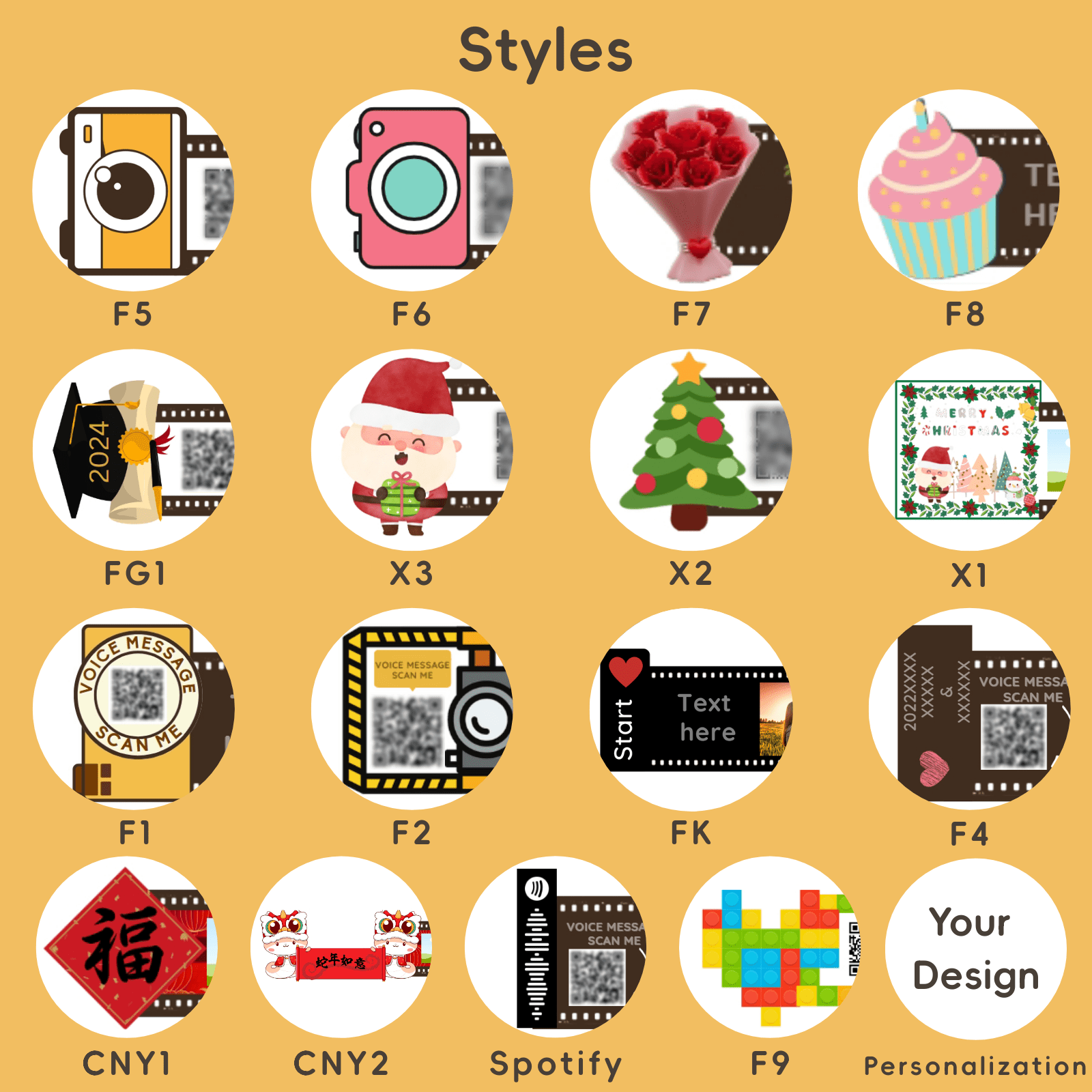 Personalized Customized Memory Retro Camera Film HD Photo Album Film Roll Keychain F3 Voice Message Creative Birthday Valentine Christmas Graduation Friend Anniversary Gift Souvenir Customized Handmade - uniqicon