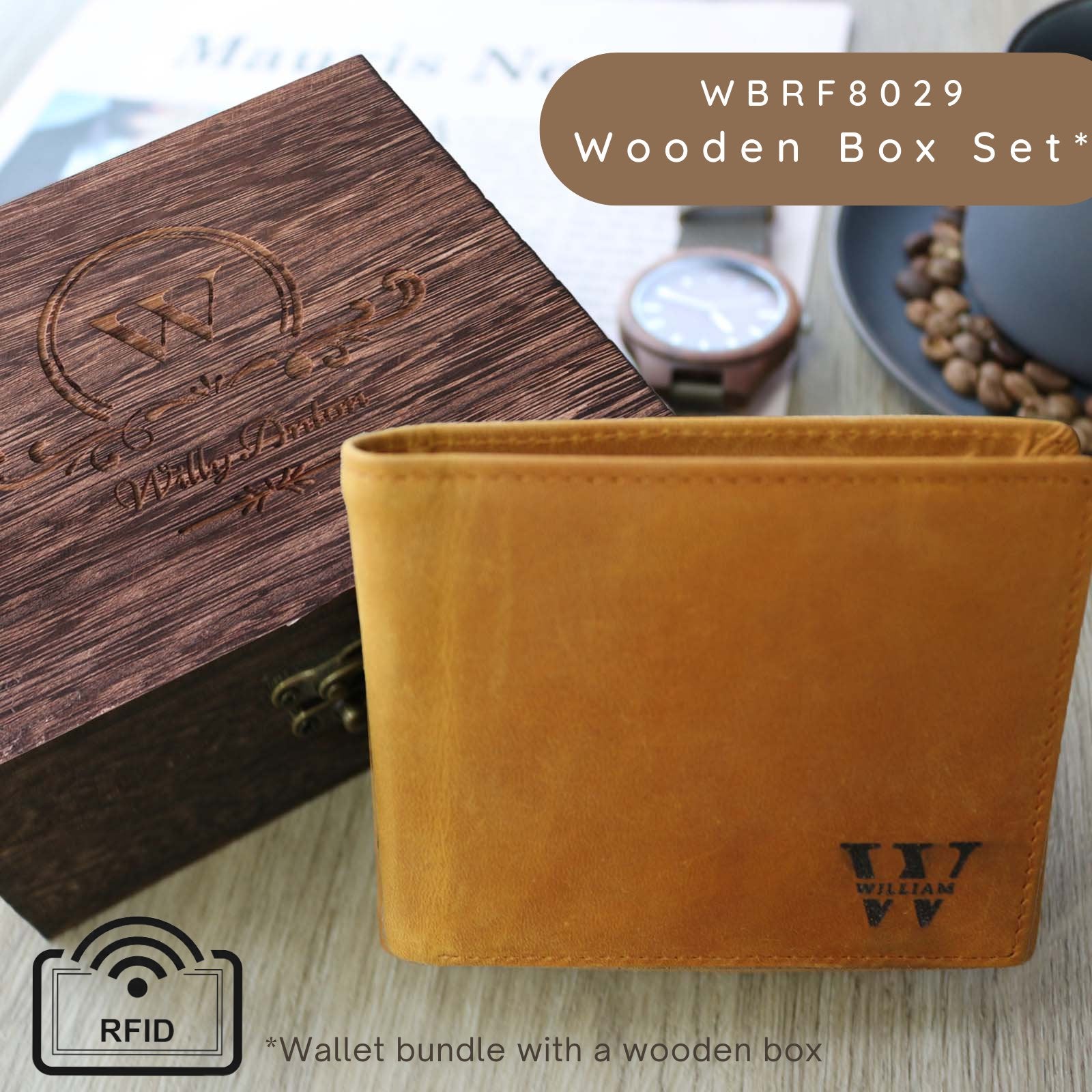 Personalised Leather Slim Credit Card Mens Wallets Custom Hombres Rfid Minimalist Men'S Carteras Para Billeteras De Front Pocket Wallet Gifts For Men Boyfriend - uniqicon